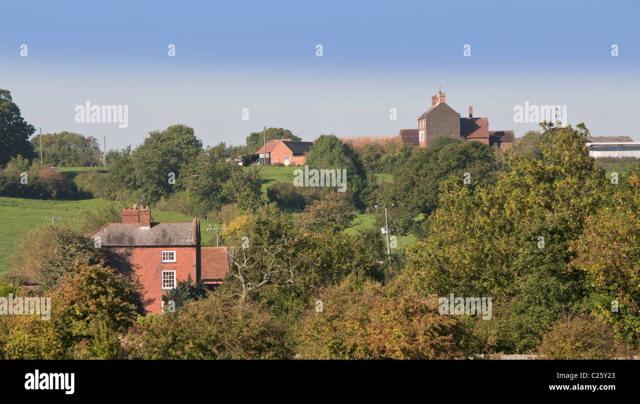 house home farmhouse landscape countryside hanbury worcestershire archers ambridge property real