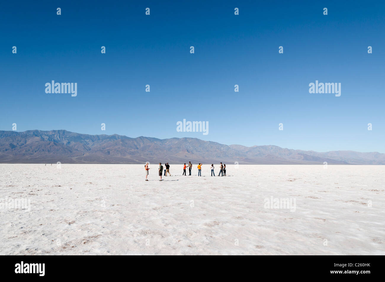 Death Valley National Park, California. Badwater, the lowest elevation