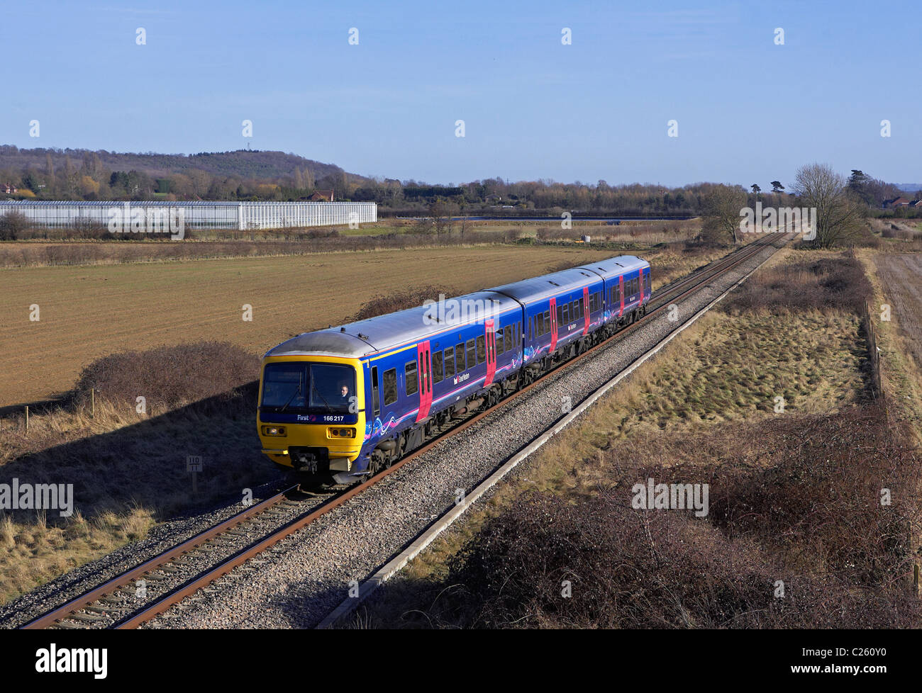 Fgw first great western cotswold line class 166 passenger train hires