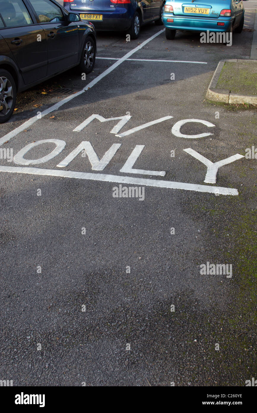 Motorcycle parking only hires stock photography and images Alamy
