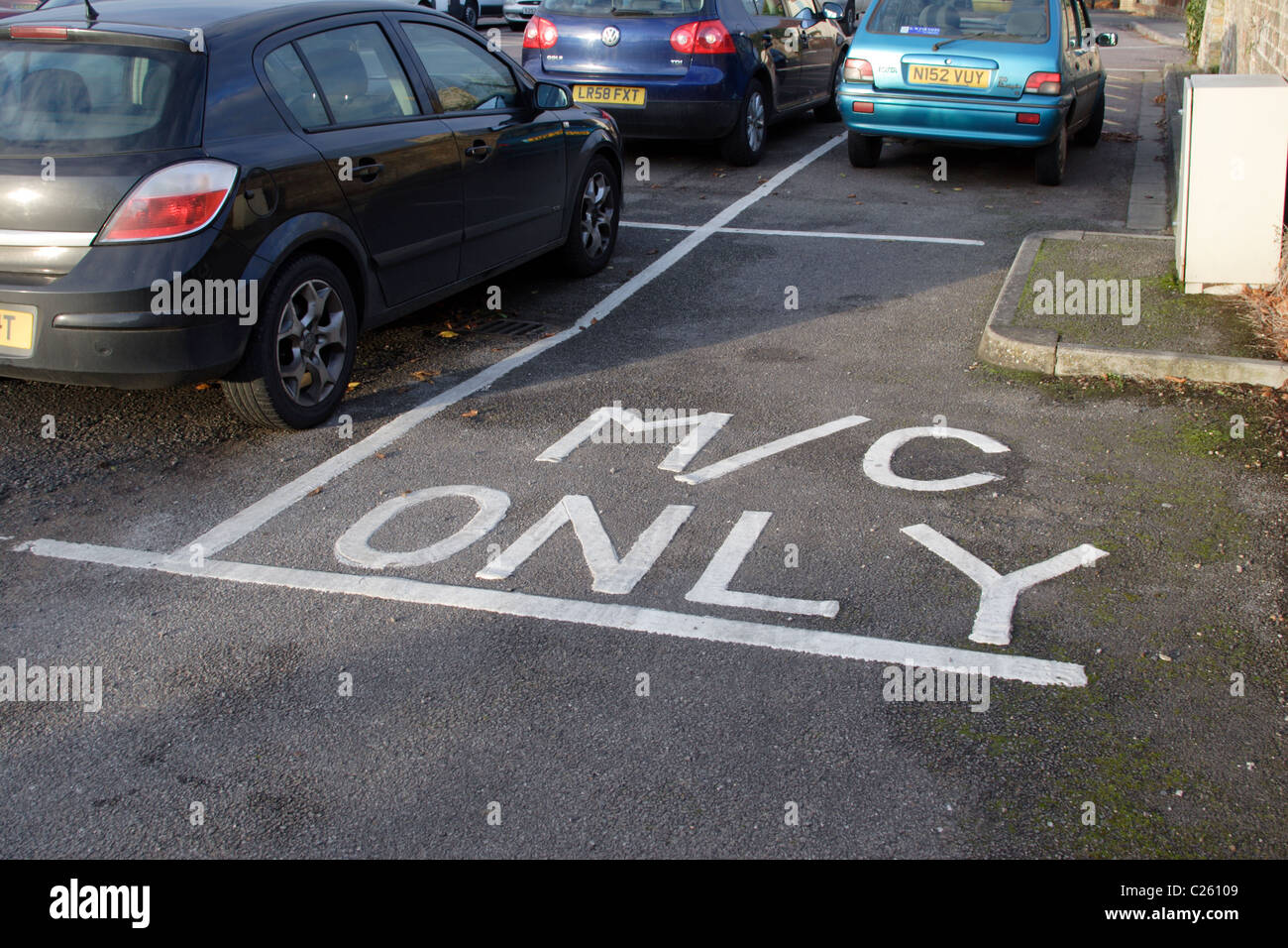 Motorcycle parking only hires stock photography and images Alamy