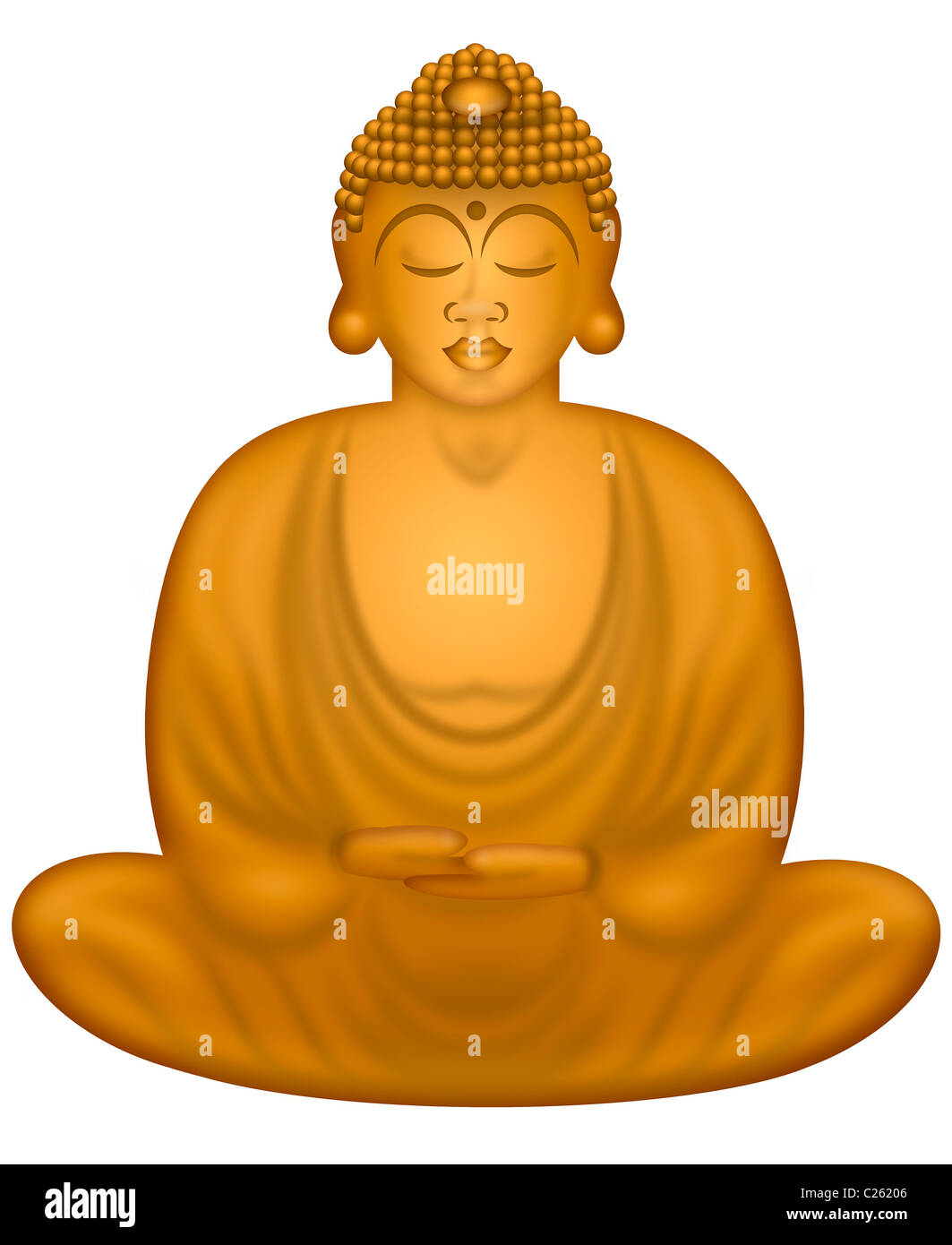Zen Buddha In Sitting Lotus Position Illustration Stock Photo Alamy Zen Buddha In Sitting Lotus Position Illustration Stock Photo Alamy
