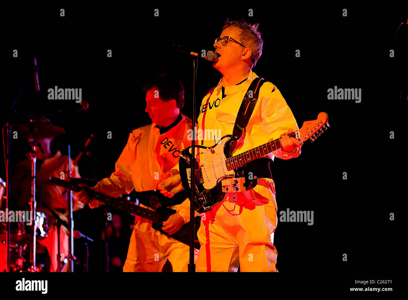 Devo band hires stock photography and images Alamy