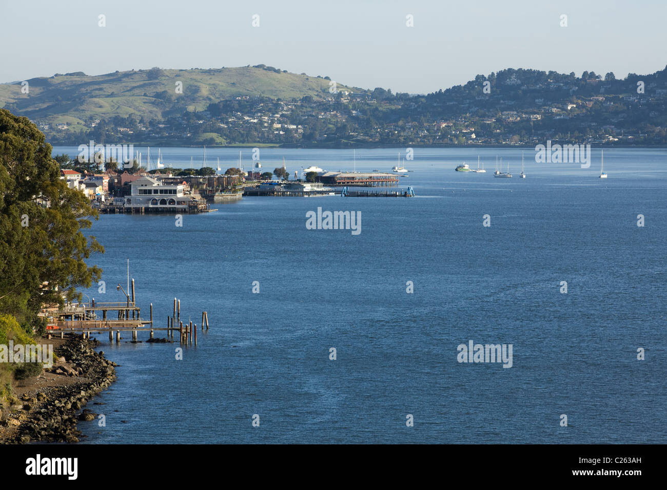 Picturesque Californian waterfront town of Sausalito Stock Photo