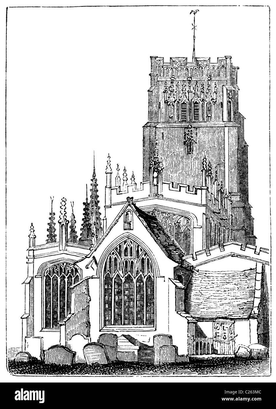 Northleach Church, Gloucestershire Stock Photo
