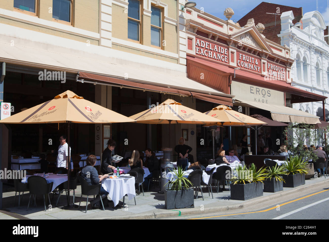 Outdoor dining Rundle Mall Rundle Street, Adelaide, South Australia