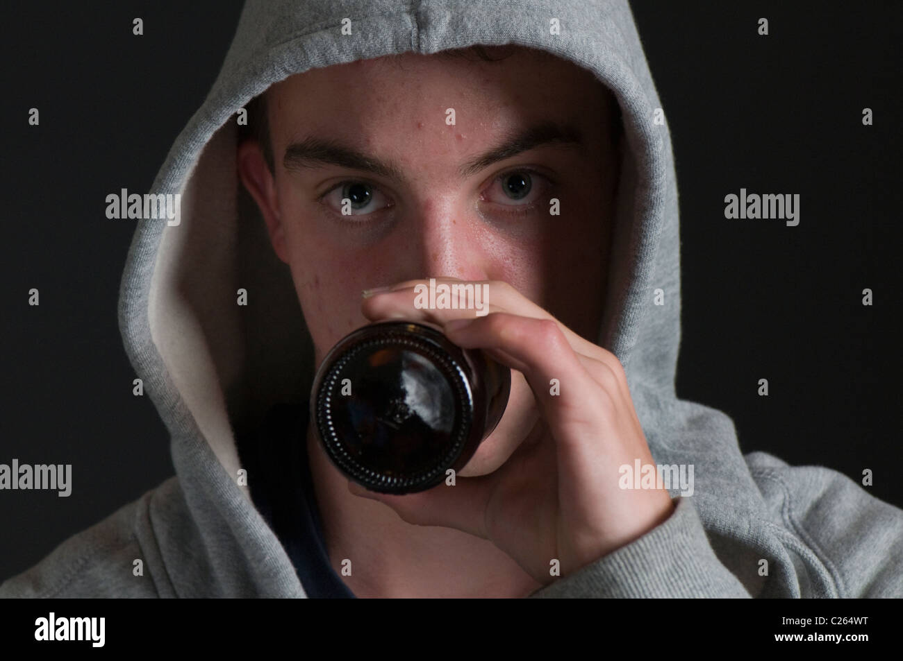 Teenage Youth Drinking Beer High Resolution Stock Photography and ...