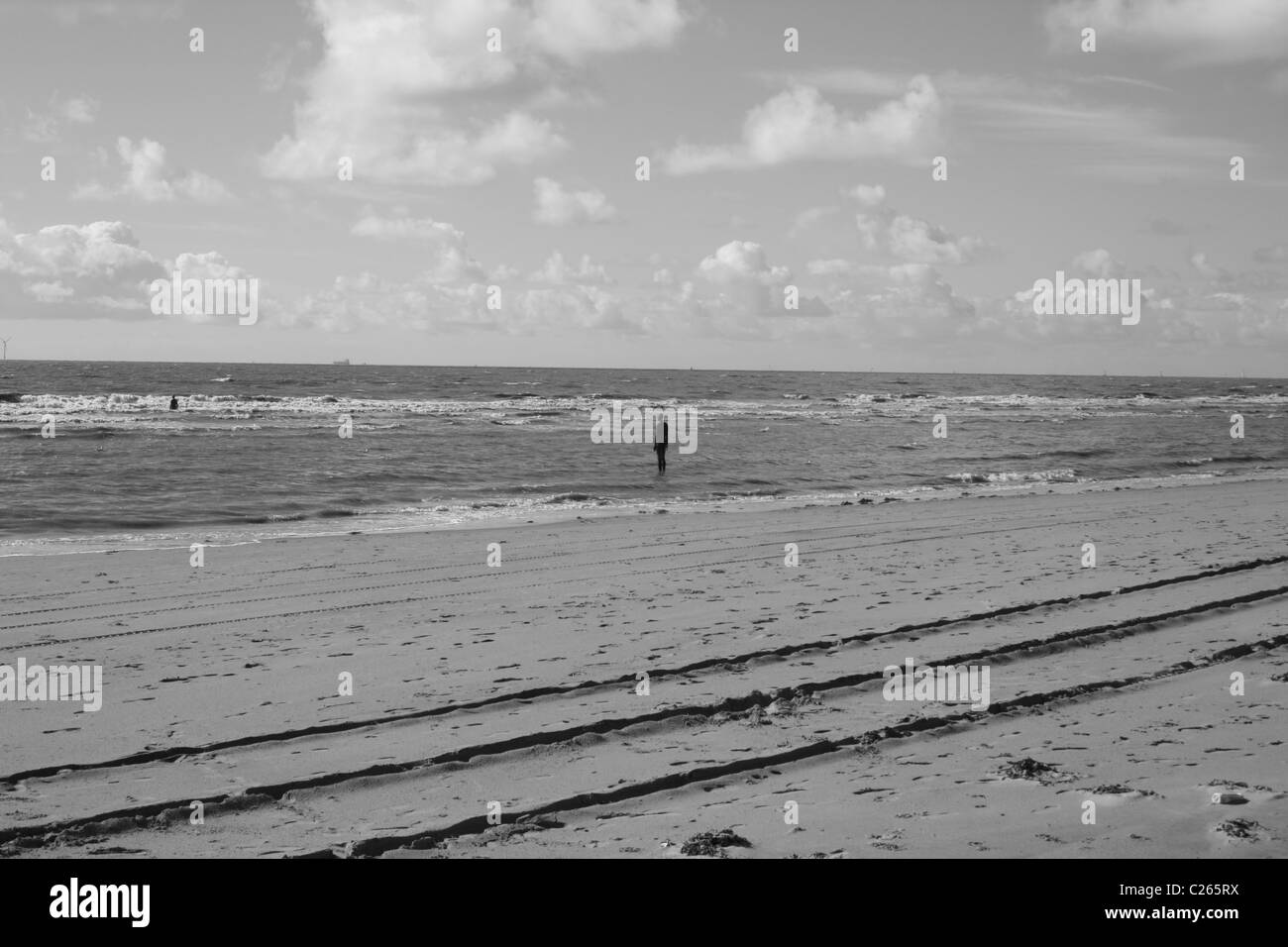 Antony Gormley's Another Place Stock Photo - Alamy