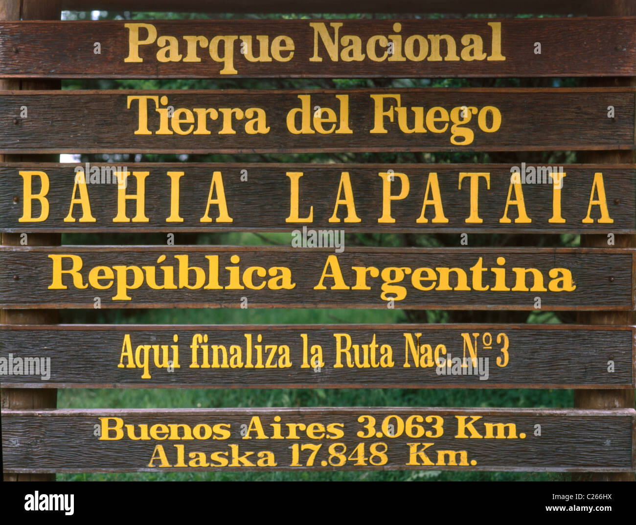 End of pan american road hi-res stock photography and images - Alamy