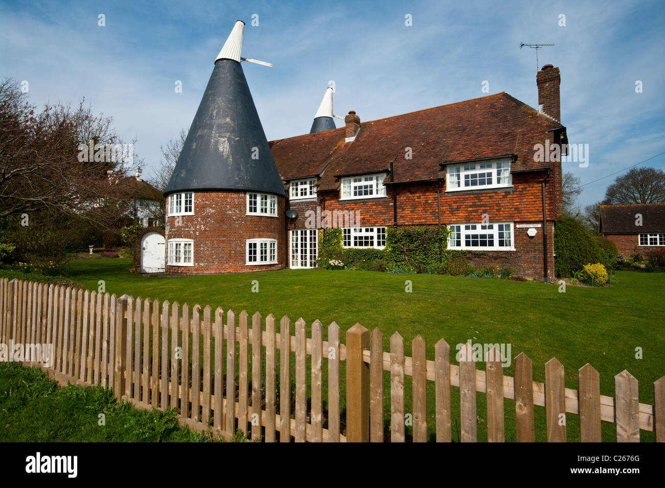 Oast House Udimore East Sussex England Stock Photo Alamy