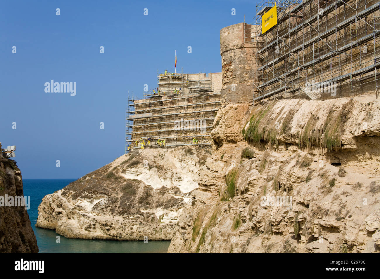 Construction, The Bastion, Medina Sidonia (old town) District, Melilla, Spanish Morocco, Spain Stock Photo