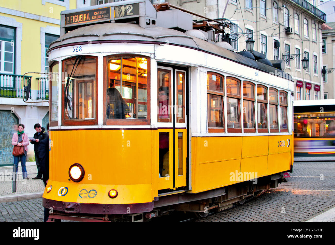 Tram 12 lisbon hi-res stock photography and images - Alamy