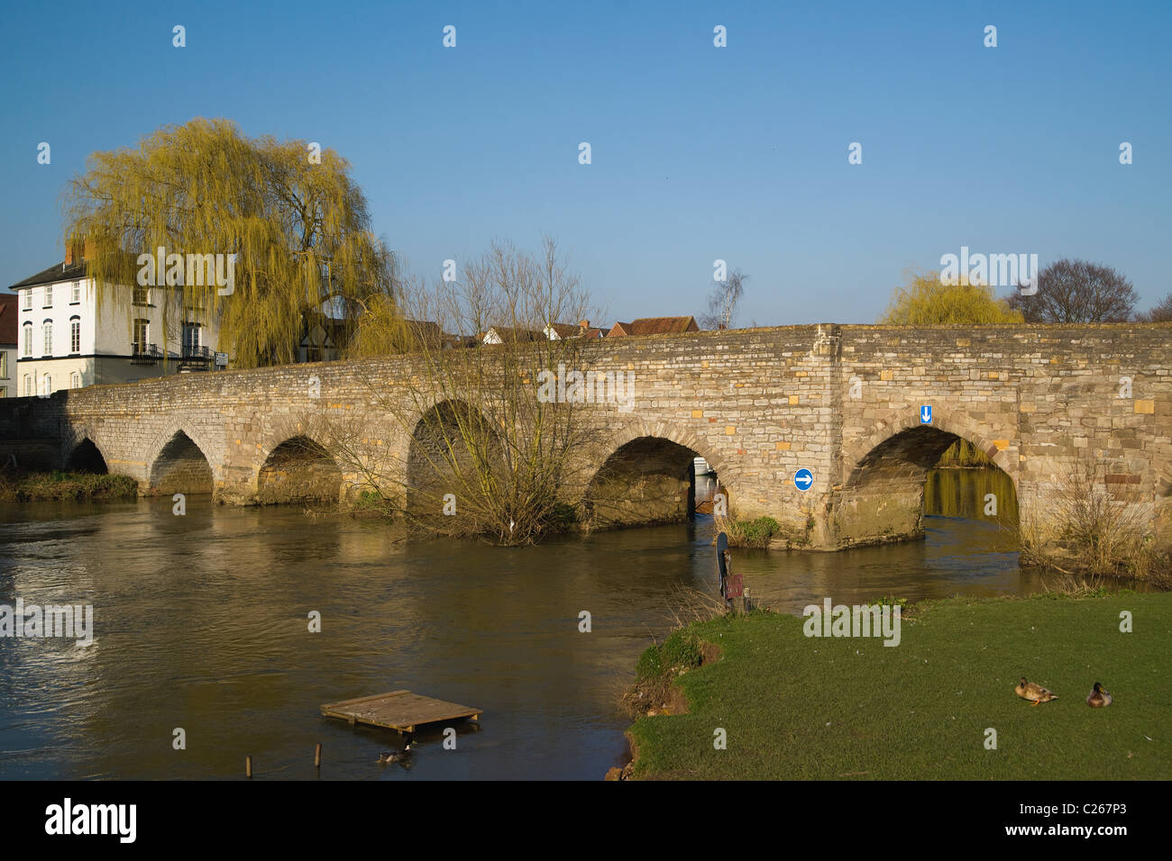 river avon bidford on avon warwickshire Stock Photo Alamy