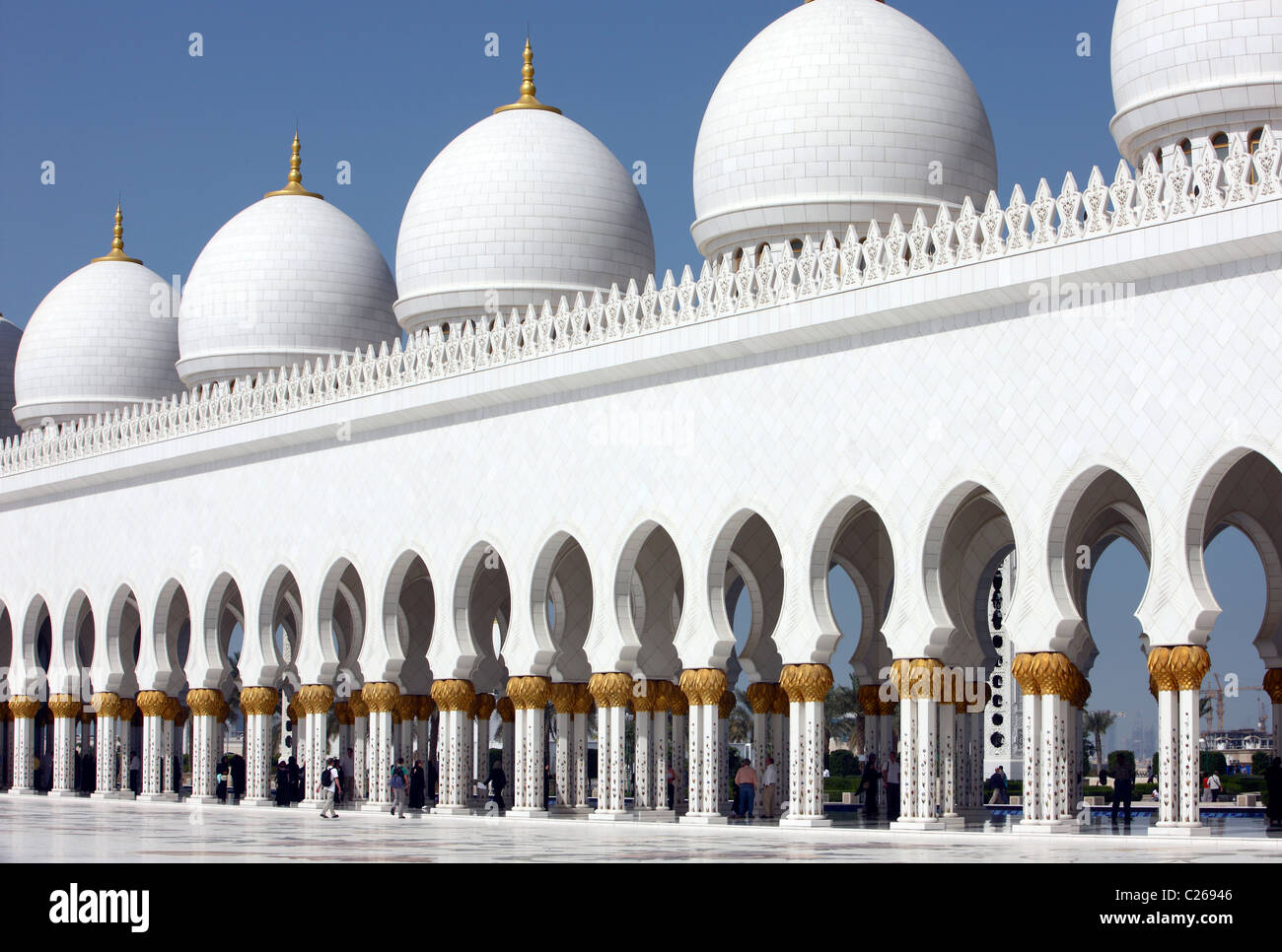 Sheikh Zayed Mosque, Abu Dhabi. Third biggest mosque in the world