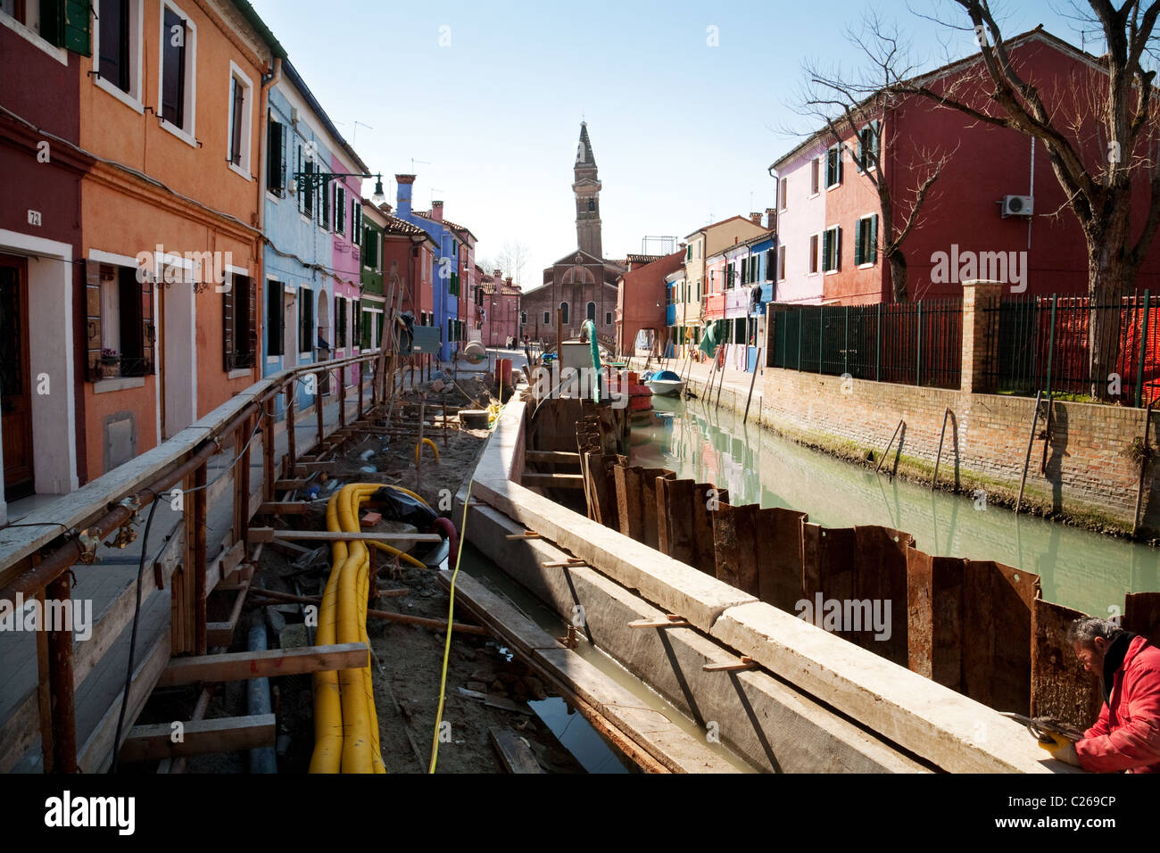 Repair canal venice italy hi-res stock photography and images - Alamy