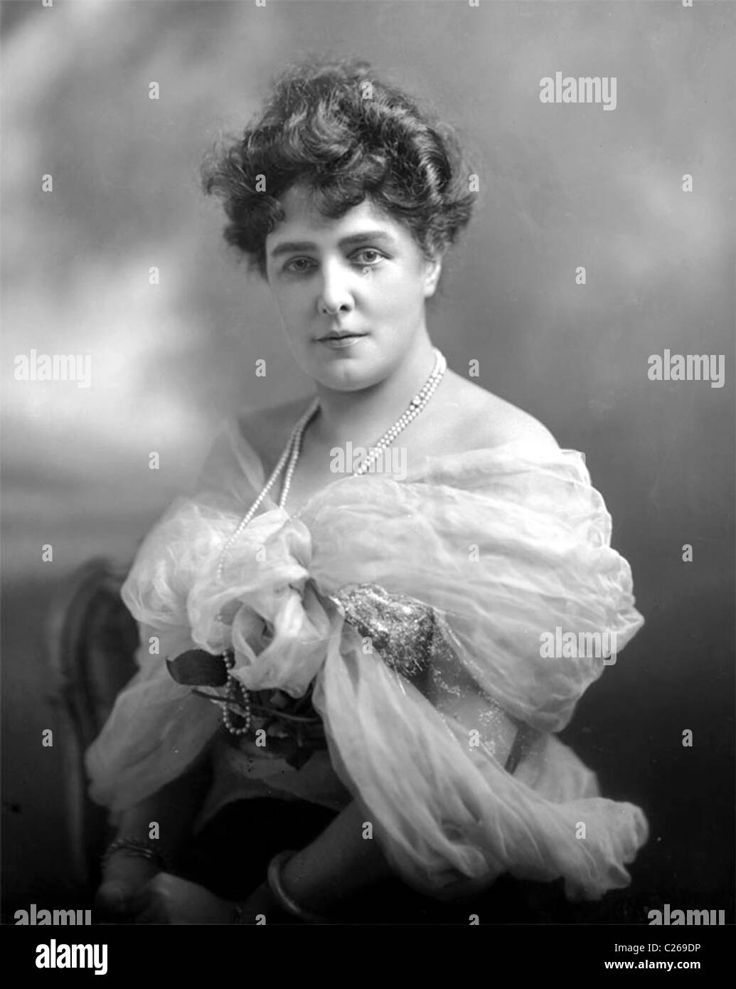 Lady Randolph Churchill, mother of British Prime Minister Winston Churchill. Stock Photo