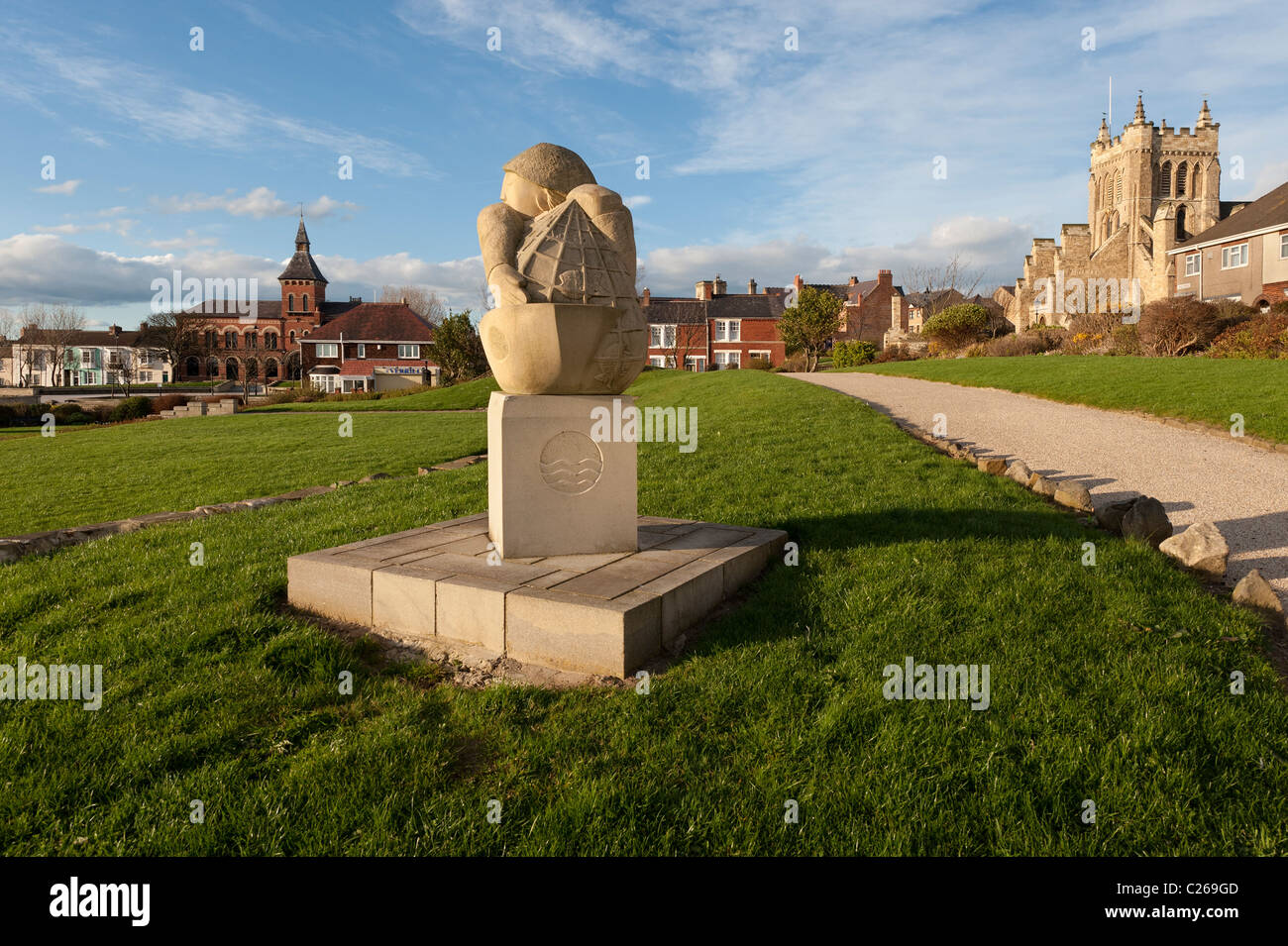 Croft Gardens on the Headland Hartlepool Stock Photo Alamy