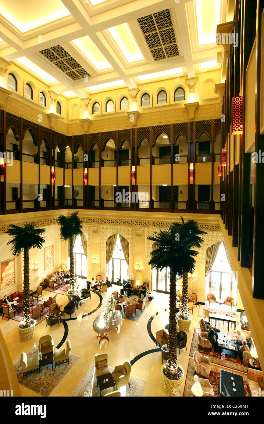 Shangri-La Hotel Qaryat Al Beri, Abu Dhabi, United Arab Emirates. Stock Photo
