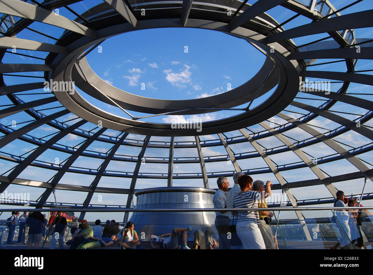 Reichstag dome in Berlin Germany Stock Photo