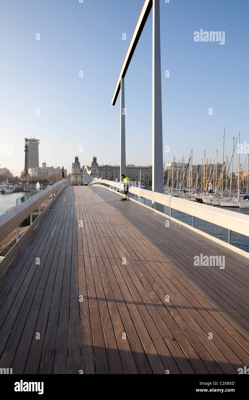 Maremagnum, Barcelona harbor, Barcelona, Spain Stock Photo