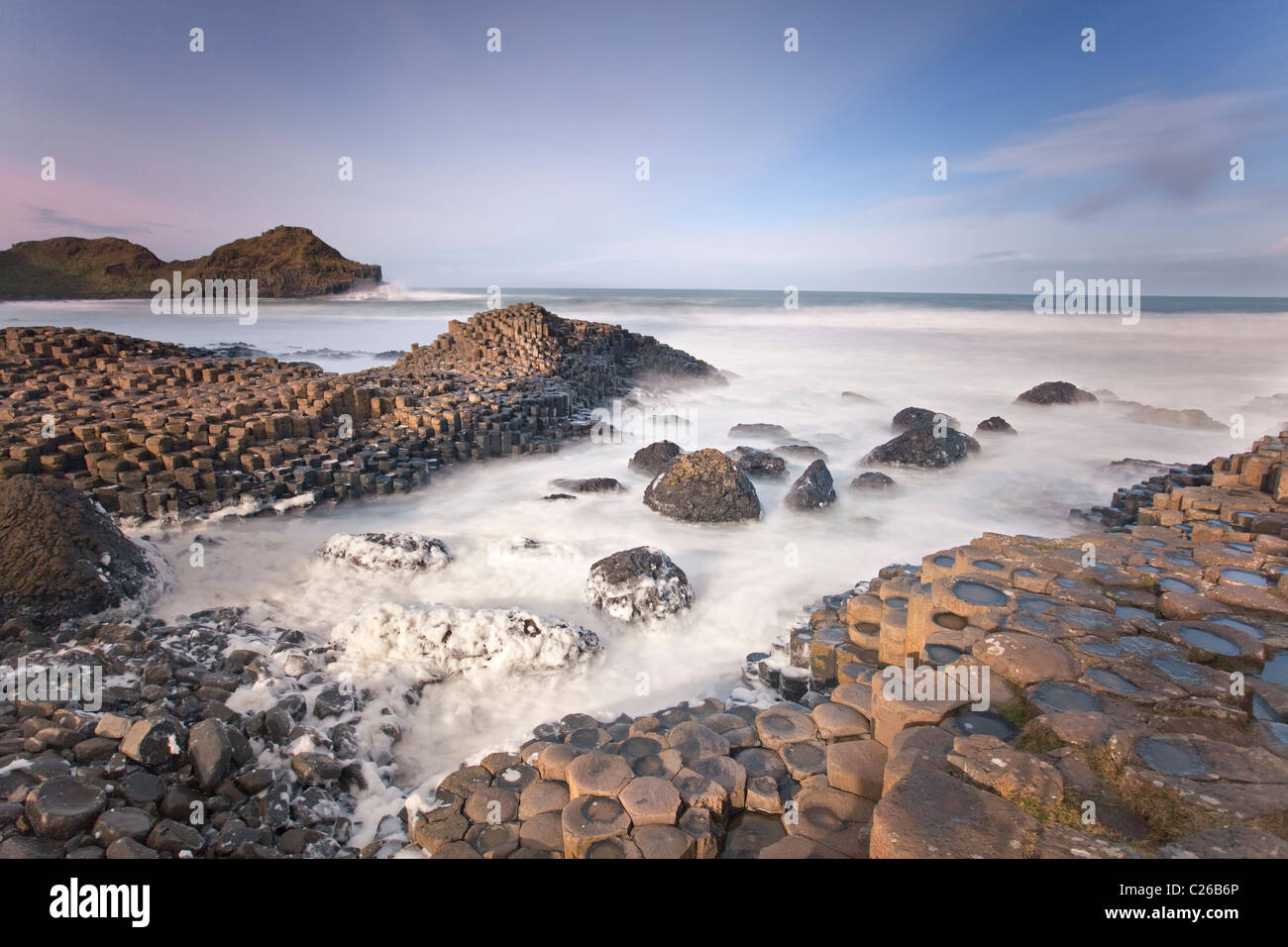 Giants Causeway, Co Antrim. Stock Photo