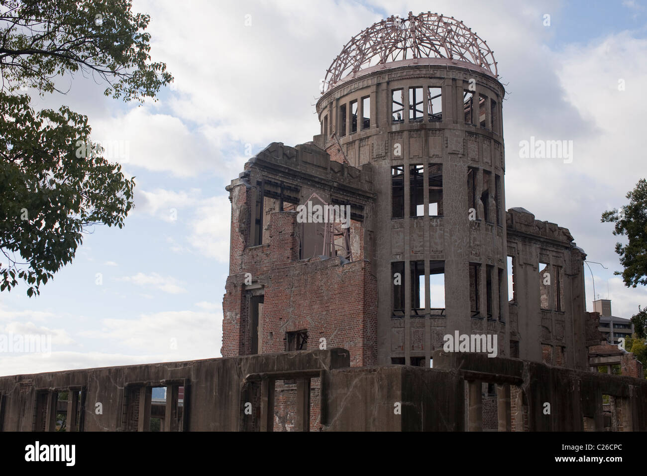 Genbaku Dome (Atomic Bomb Dome), Hiroshima Peace Memorial Park, Hiroshima, Japan Stock Photo