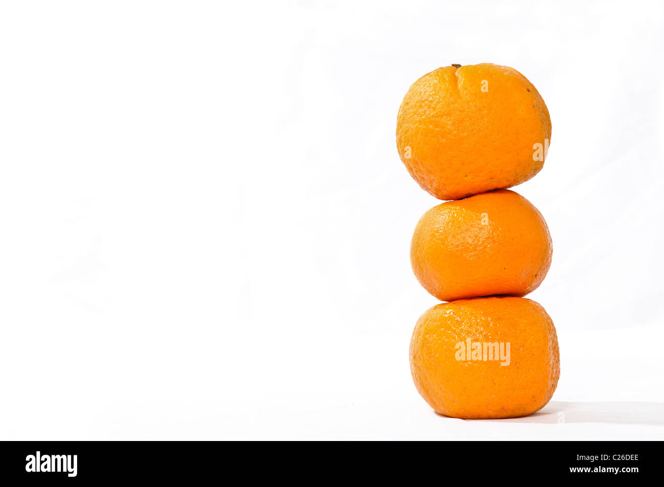 stack of oranges Stock Photo