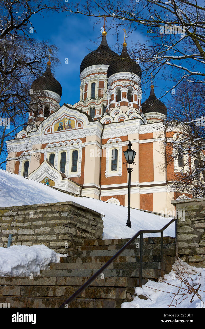 Alexander Nevsky Cathedral. Tallinn Stock Photo