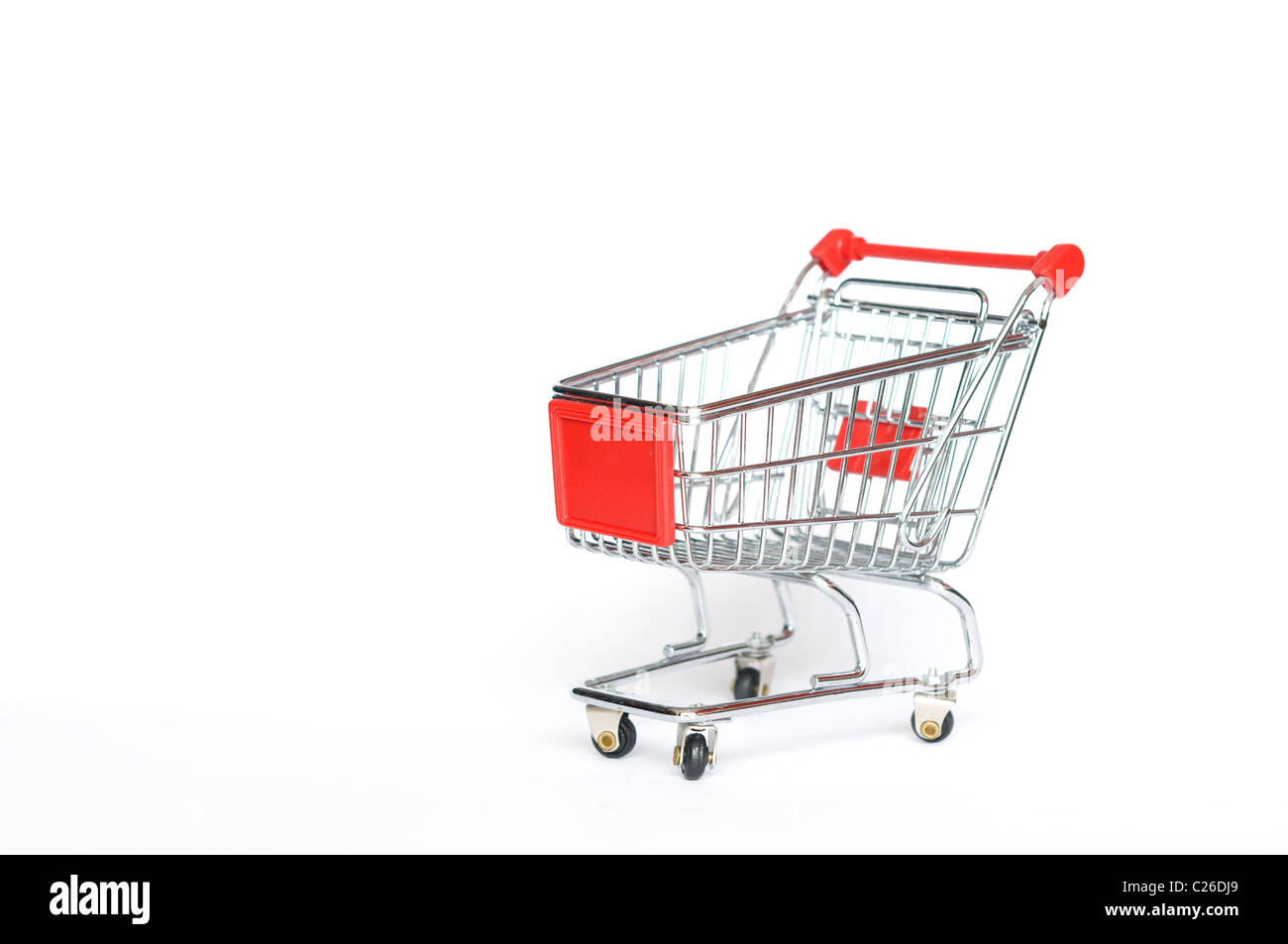 Empty shopping cart Stock Photo Alamy