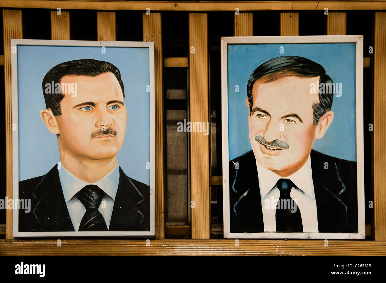 Syria Pro Demonstration 2011 President Bashar Al Assad Stock Photo