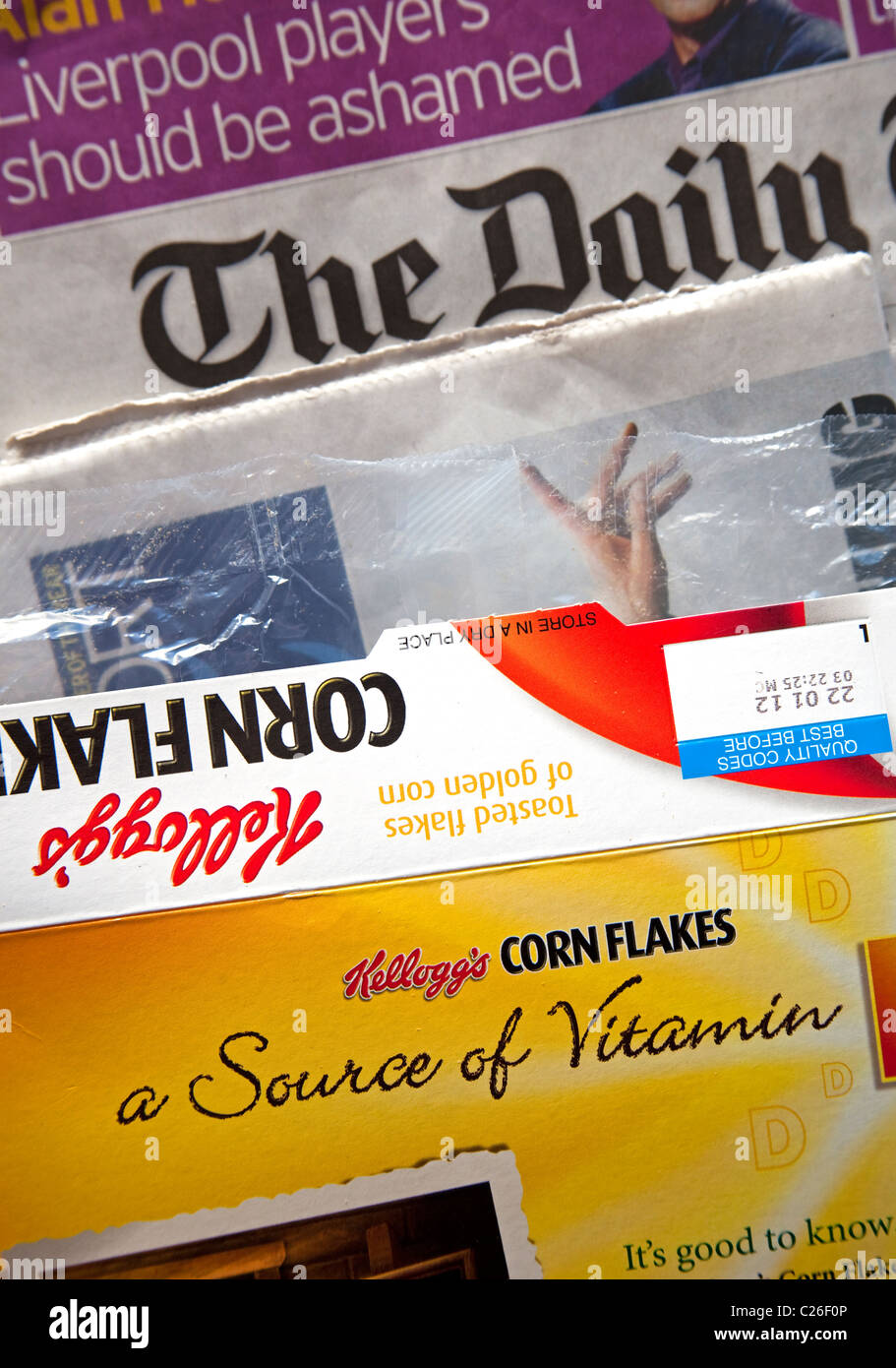 Recycling of toxic newspaper print which is recycled to produce ceral