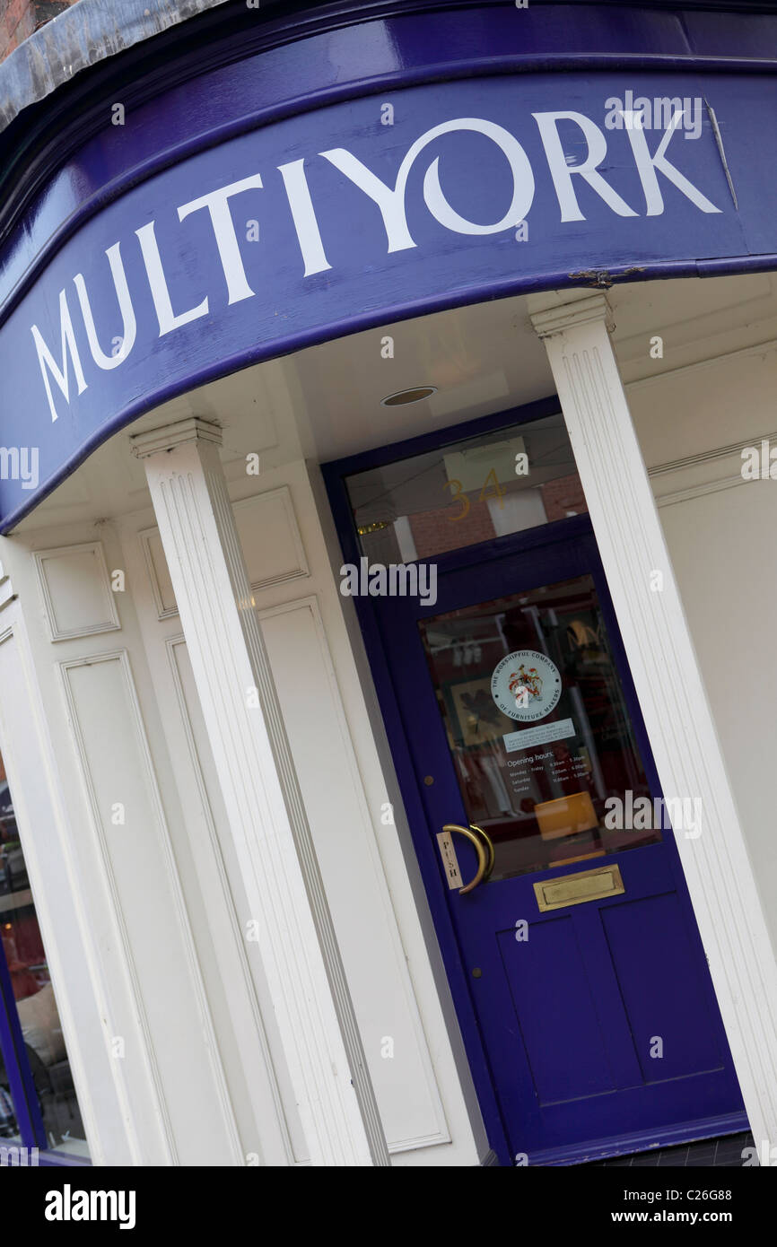 High Street furniture retailer Multiyork, viewed here in Shrewsbury