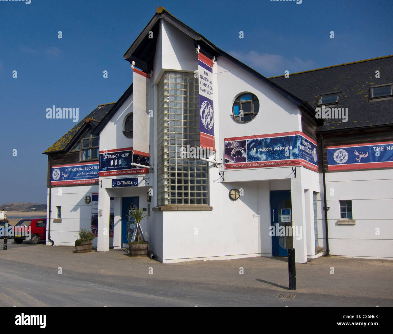 Padstow National Lobster Hatchery, Visitor Centre, Cornwall, UK Stock