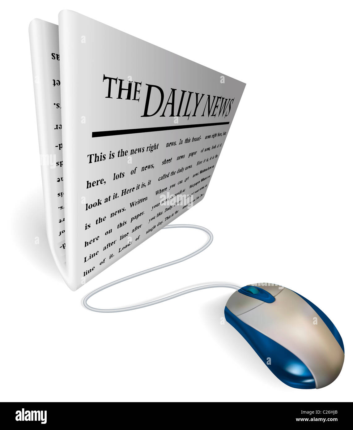 Online newspaper Cut Out Stock Images & Pictures - Page 3 -