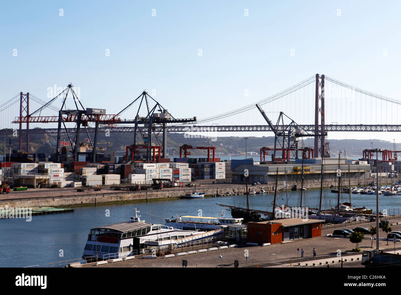 The Alcantara Docks (Doca de Alcantara) in Lisbon, Portugal Stock Photo -  Alamy