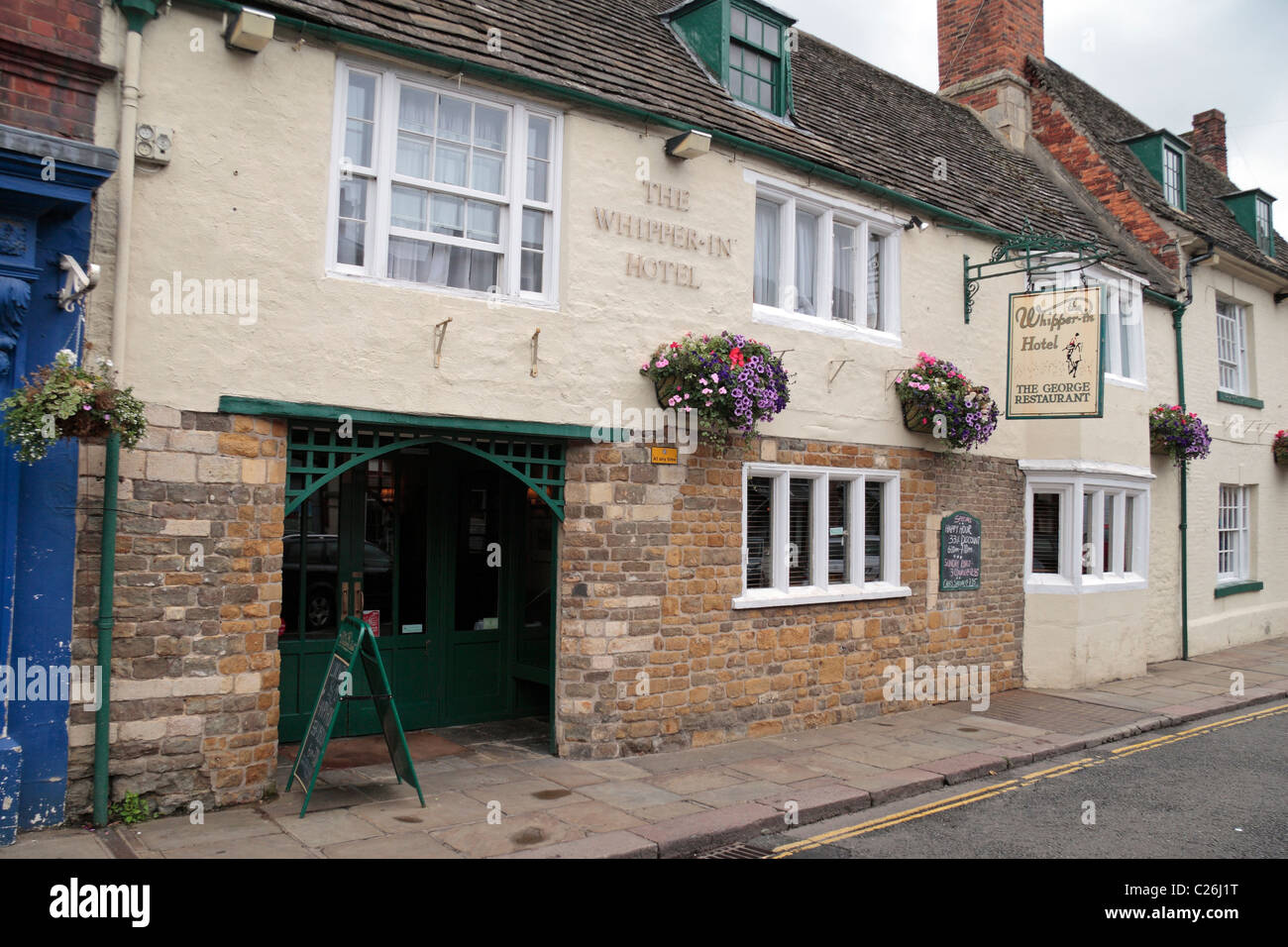 The Whipper In Hotel in Oakham, County town of Rutland, England. Stock Photo