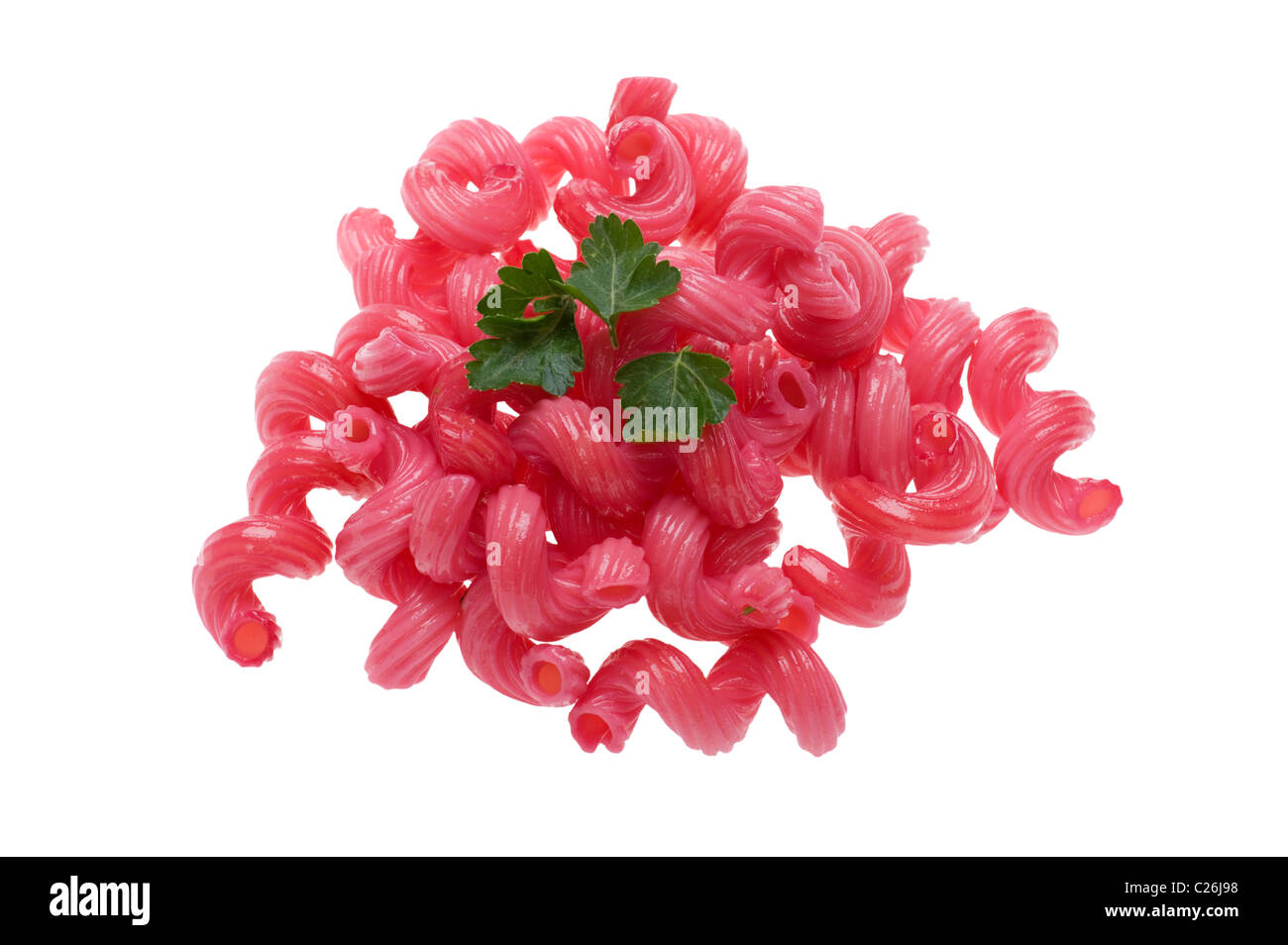 object on white food color pasta Stock Photo Alamy