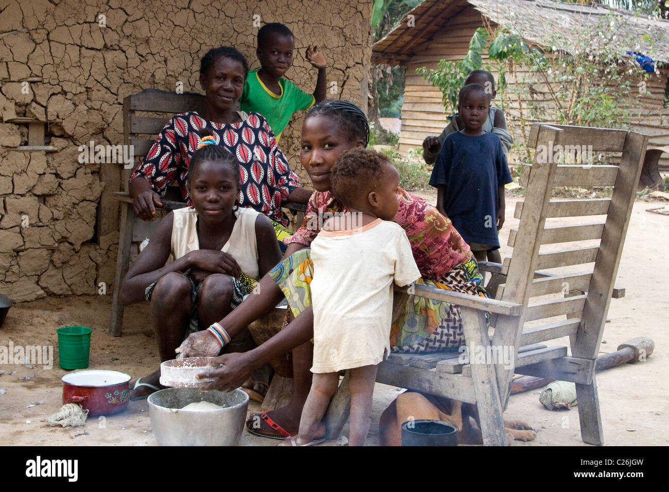 Betou,Ubangi River Republic of Congo Stock Photo - Alamy