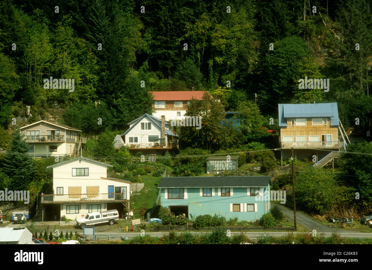 Alaskan homes hires stock photography and images Alamy