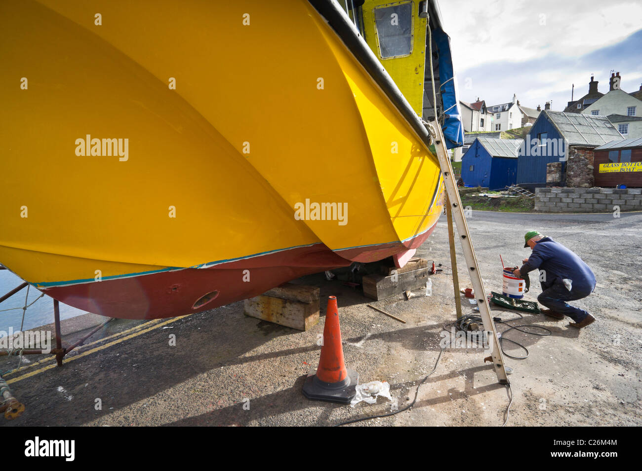 Scottish Borders fishing village on the North Sea coast of the Merse