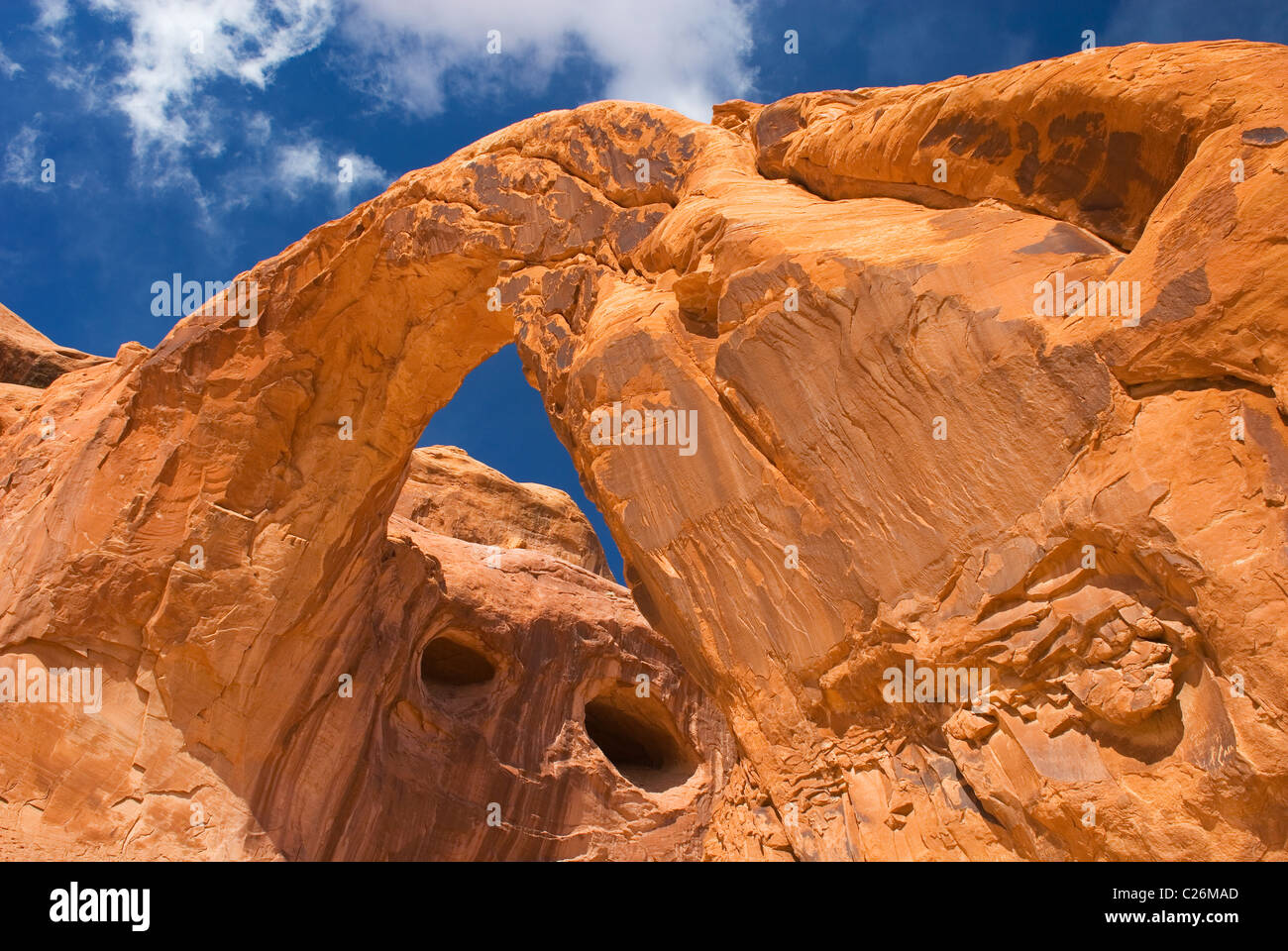Corona Arch near Moab Utah Stock Photo