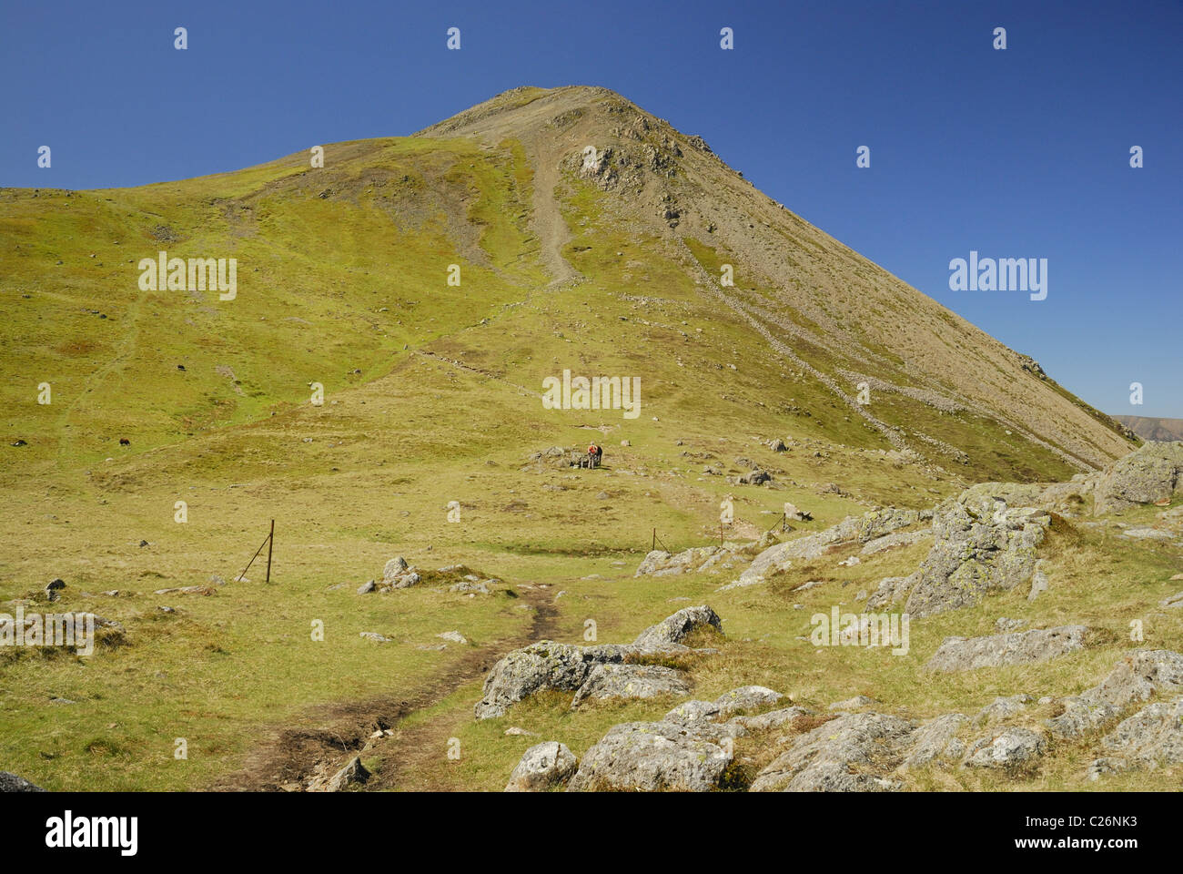 High Crag, mountain above Buttermere in the English Lake District Stock Photo