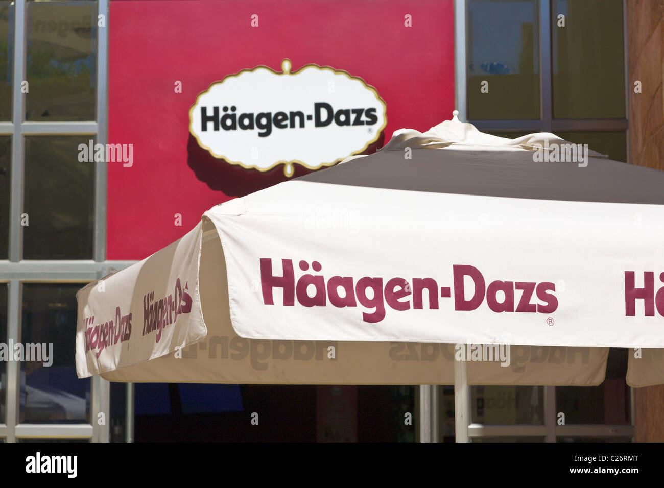 Haagen Dazs Ice Cream Parlour, Cabo San Lucas, Baja California, Mexico Stock Photo