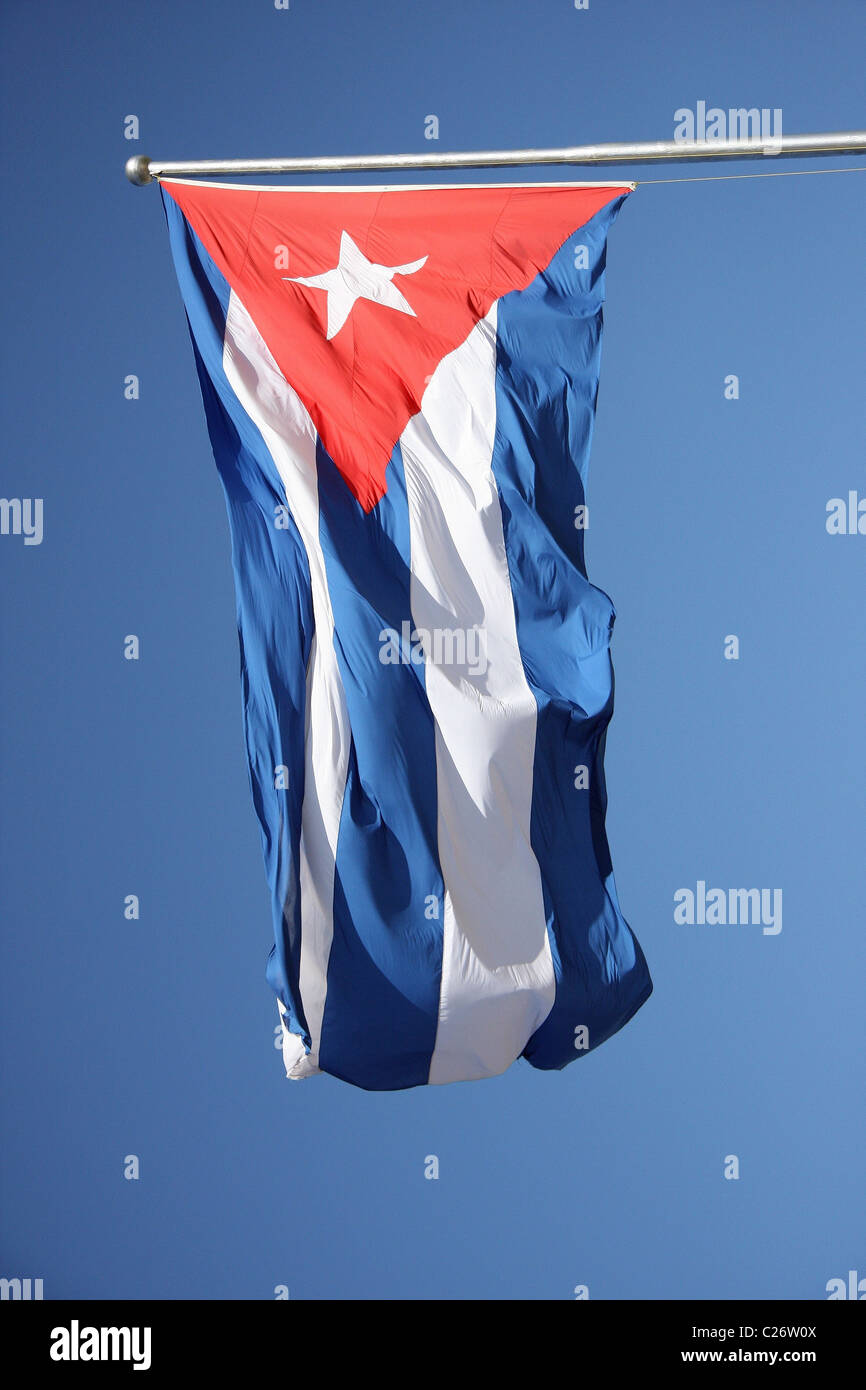 Cuban National Flag Stock Photo Alamy