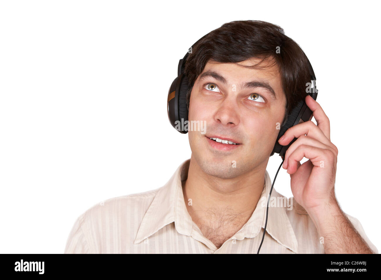 Dark haired young guy hi-res stock photography and images - Alamy