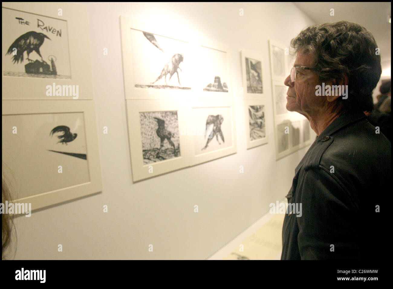 Singer Lou Reed and drawing artist, Lorenzo Mattotti book signing of ...