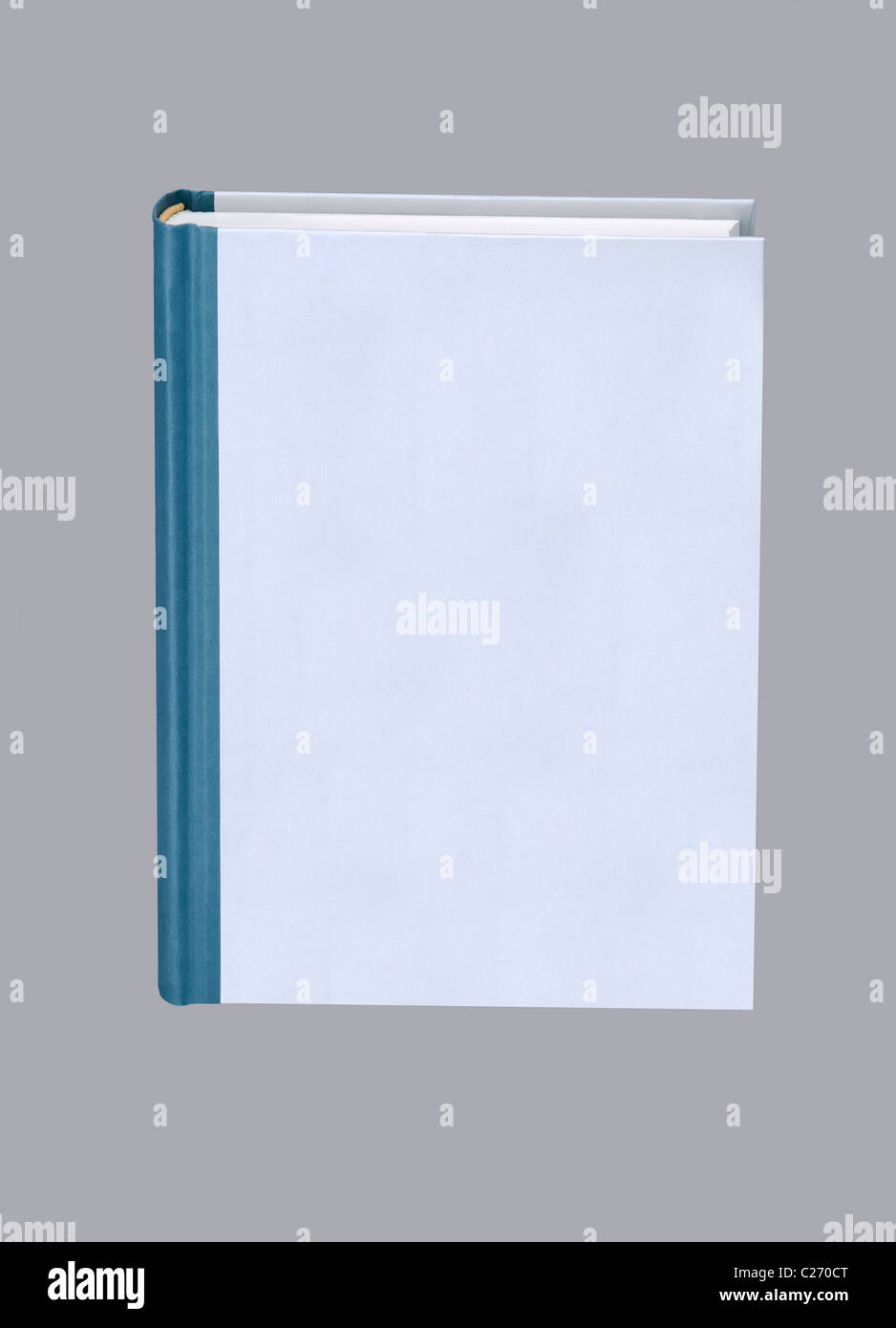 Plain book isolated on gray Stock Photo