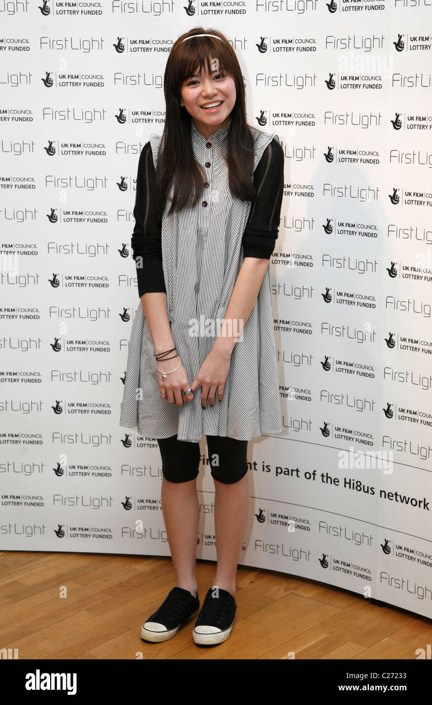 Katie Leung First Light Film Awards, Odeon West End London, England - 27.02.07 Stock Photo
