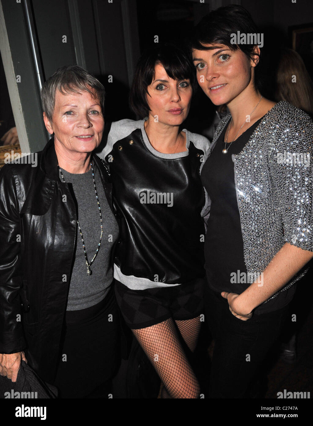 Mary Davidson, Sadie Frost and Holly Davidson Get Tested! charity performance held at The Paradise Club. London, England - Stock Photo