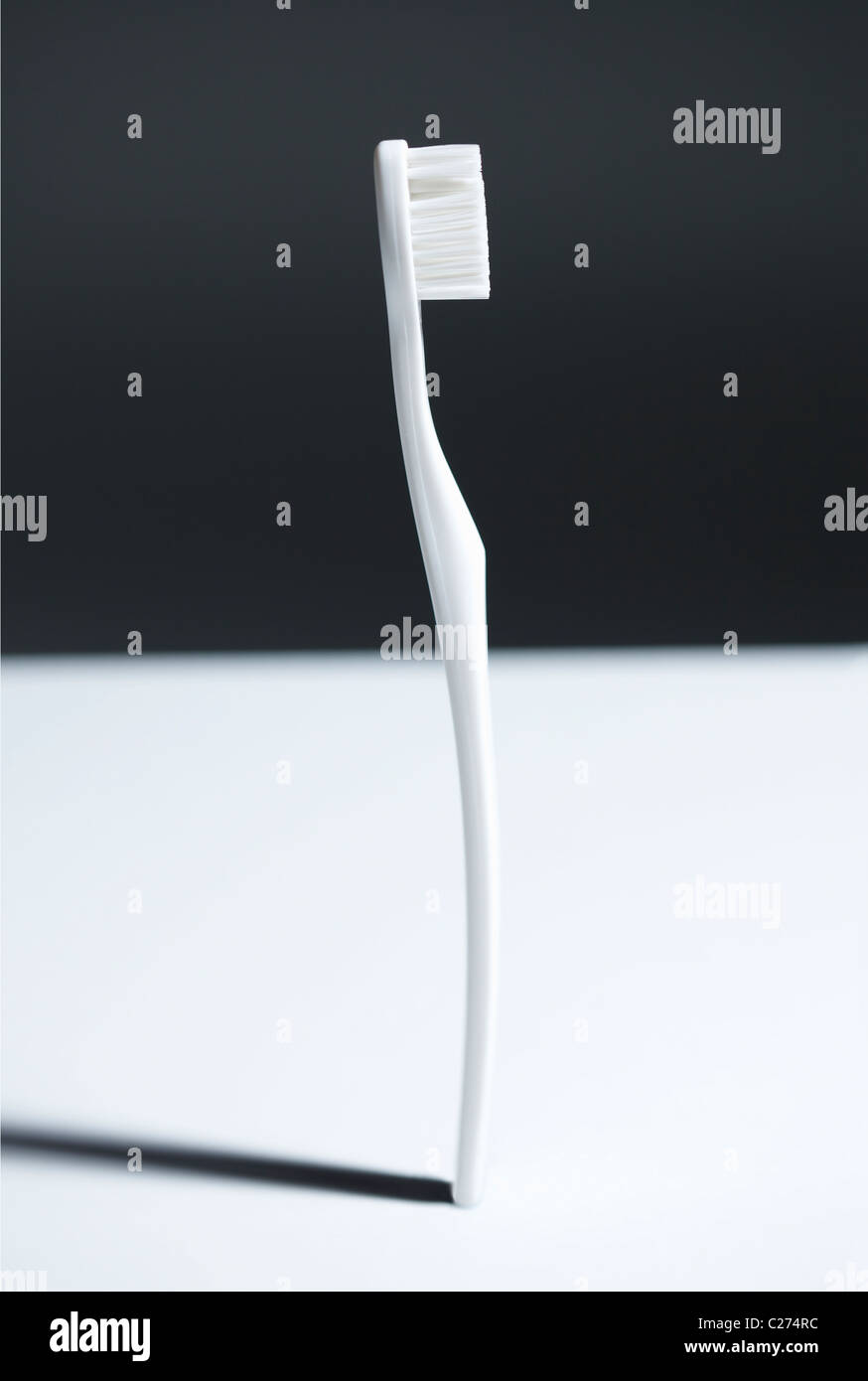 White Toothbrush Stock Photo